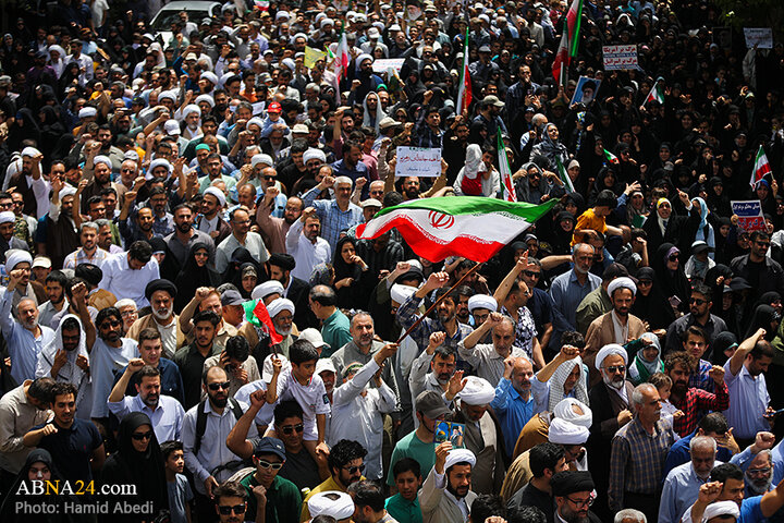 تشییع پیکر ۵ شهید حملات رژیم صهیونیستی در جمعه «خشم و نصر» در شهر قم