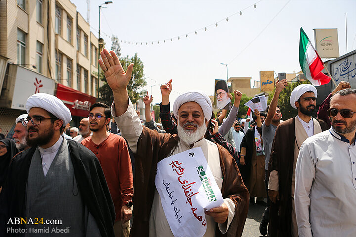 تشییع پیکر ۵ شهید حملات رژیم صهیونیستی در جمعه «خشم و نصر» در شهر قم