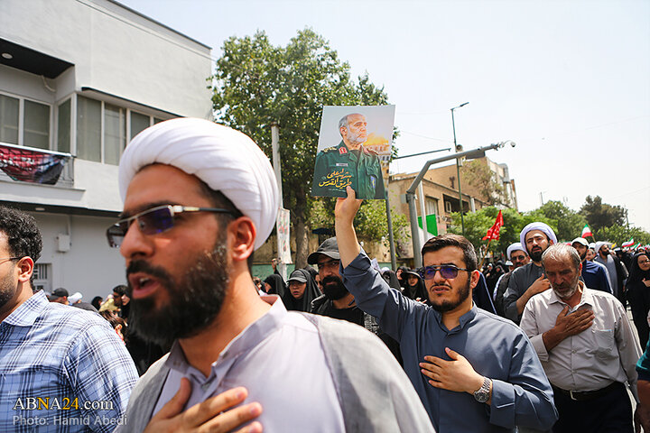 تشییع پیکر ۵ شهید حملات رژیم صهیونیستی در جمعه «خشم و نصر» در شهر قم