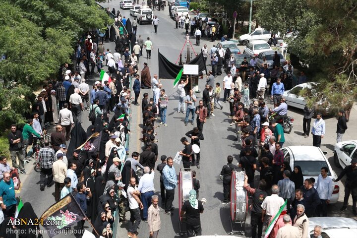 سنگ تمام مردم شهر اصفهان در تشییع پیکر شهدای تجاوز رژیم صهیونیستی