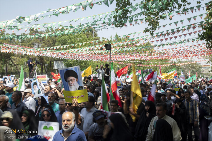 راهپیمایی جمعه «خشم و نصر» در شهر تهران