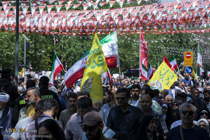 راهپیمایی جمعه «خشم و نصر» در شهر تهران