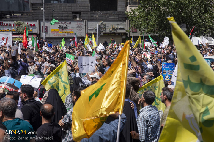 راهپیمایی جمعه «خشم و نصر» در شهر تهران