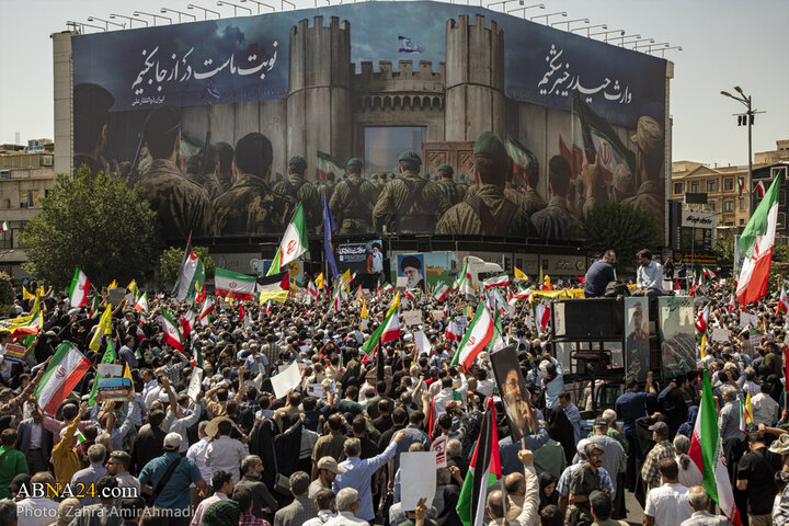 راهپیمایی جمعه «خشم و نصر» در شهر تهران
