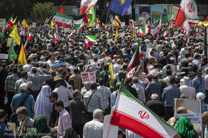 راهپیمایی جمعه «خشم و نصر» در شهر تهران