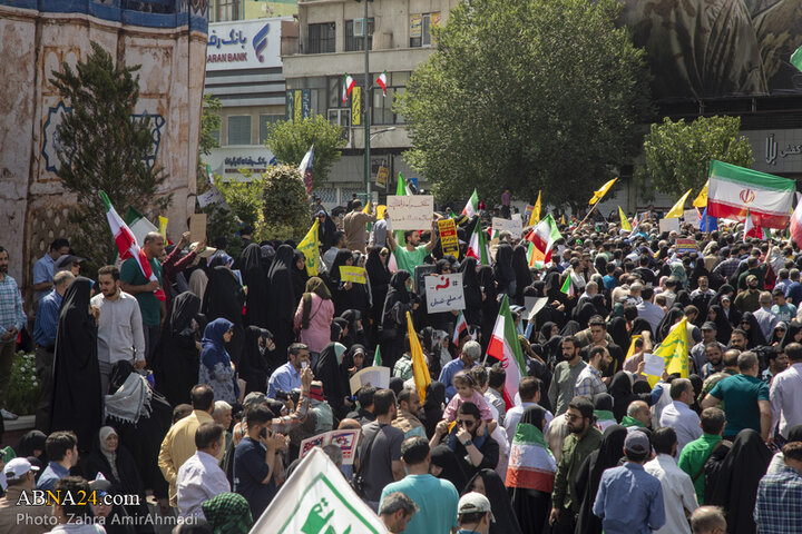 راهپیمایی جمعه «خشم و نصر» در شهر تهران