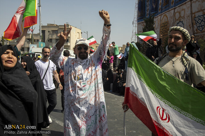 راهپیمایی جمعه «خشم و نصر» در شهر تهران
