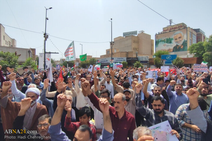 گزارش تصویری | راهپیمایی جمعه خشم و نصر با حضور مردم انقلابی در شهر قم
