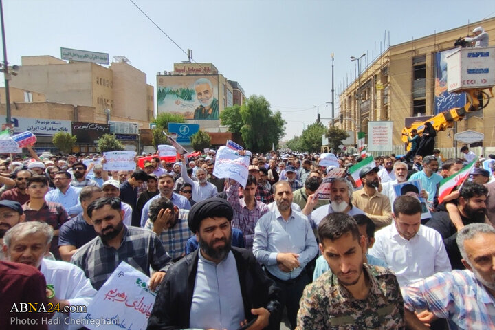راهپیمایی جمعه خشم و نصر با حضور مردم انقلابی در شهر قم