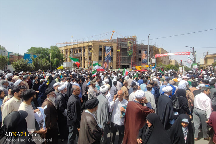 راهپیمایی جمعه خشم و نصر با حضور مردم انقلابی در شهر قم