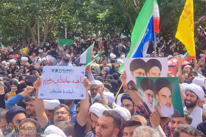 راهپیمایی جمعه خشم و نصر با حضور مردم انقلابی در شهر قم