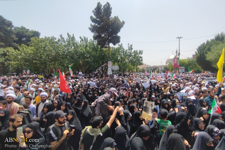 راهپیمایی جمعه خشم و نصر با حضور مردم انقلابی در شهر قم