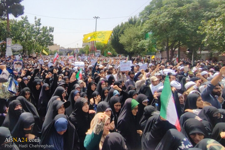 راهپیمایی جمعه خشم و نصر با حضور مردم انقلابی در شهر قم