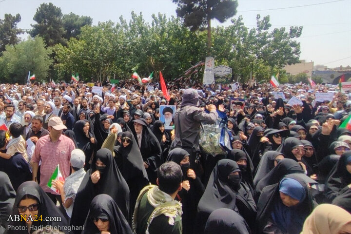 راهپیمایی جمعه خشم و نصر با حضور مردم انقلابی در شهر قم