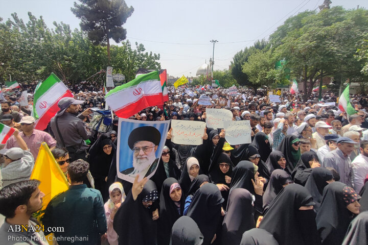 راهپیمایی جمعه خشم و نصر با حضور مردم انقلابی در شهر قم