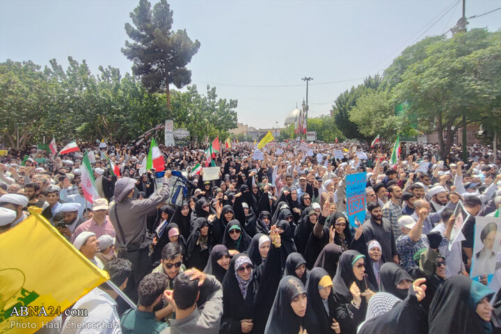 راهپیمایی جمعه خشم و نصر با حضور مردم انقلابی در شهر قم
