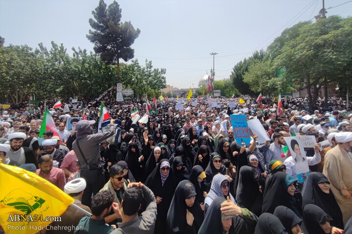 راهپیمایی جمعه خشم و نصر با حضور مردم انقلابی در شهر قم