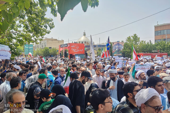 راهپیمایی جمعه خشم و نصر با حضور مردم انقلابی در شهر قم