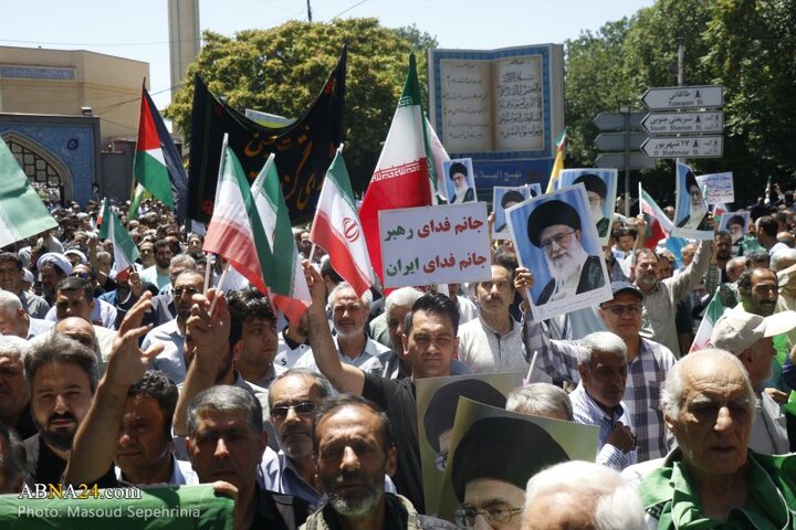 راهپیمایی خشم و نصر مردم تبریز