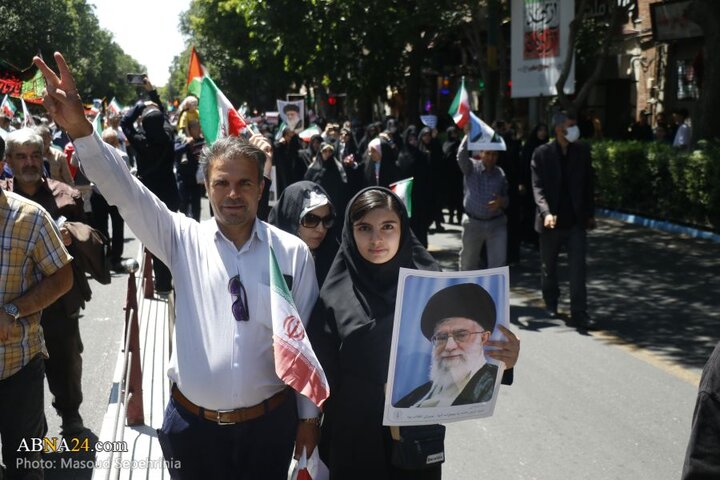 راهپیمایی خشم و نصر مردم تبریز