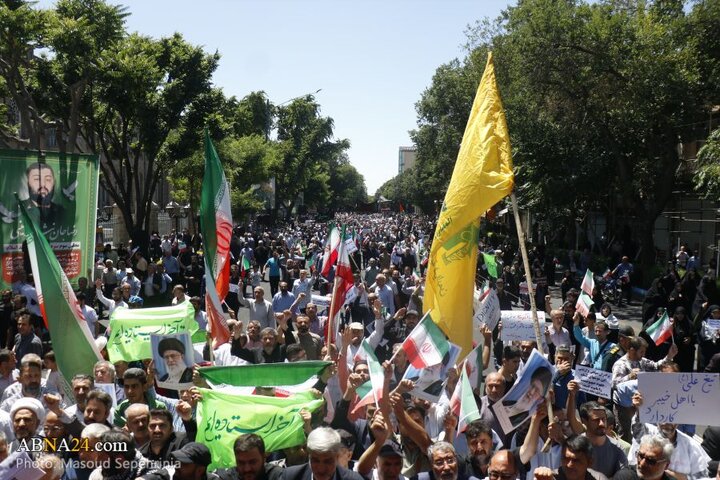 راهپیمایی خشم و نصر مردم تبریز