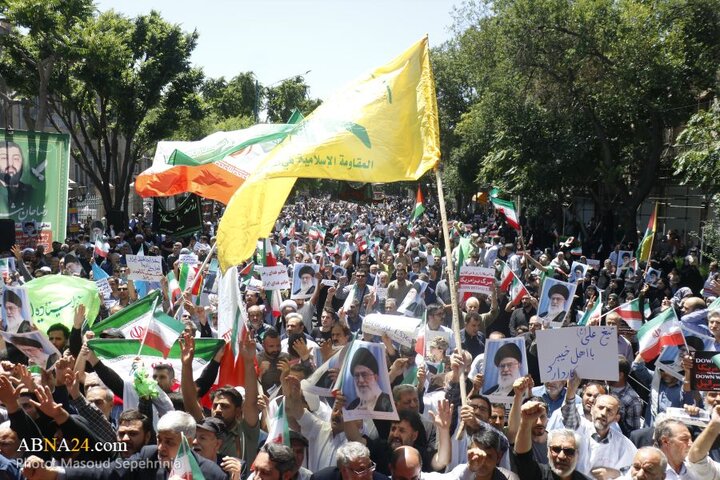 راهپیمایی خشم و نصر مردم تبریز