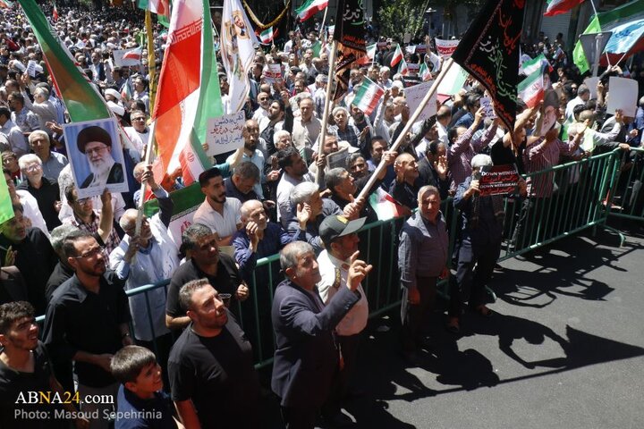 راهپیمایی خشم و نصر مردم تبریز