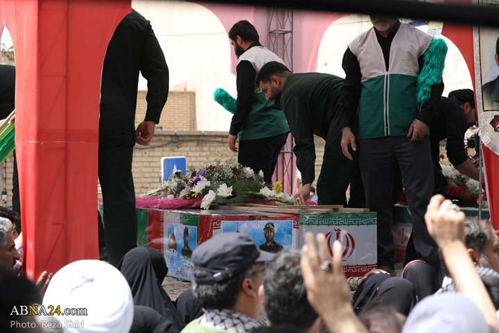 تشییع پیکر ۵ شهید حملات رژیم صهیونیستی در جمعه «خشم و نصر» در شهر قم