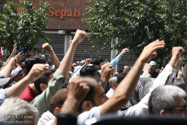 تشییع پیکر ۵ شهید حملات رژیم صهیونیستی در جمعه «خشم و نصر» در شهر قم