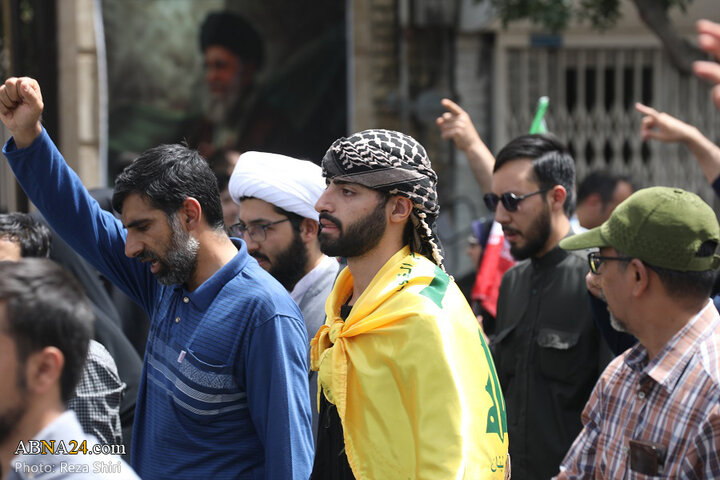 تشییع پیکر ۵ شهید حملات رژیم صهیونیستی در جمعه «خشم و نصر» در شهر قم