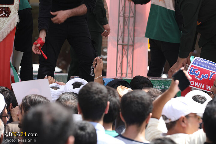 تشییع پیکر ۵ شهید حملات رژیم صهیونیستی در جمعه «خشم و نصر» در شهر قم