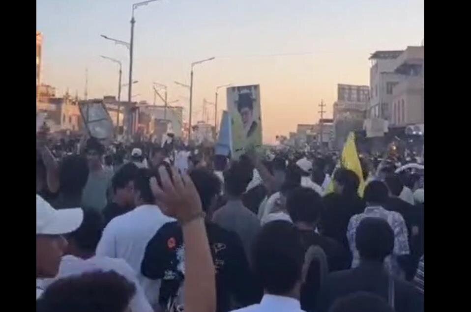 فيديو | العراقيون يعبرون عن سعادتهم كبيرة لقصف الحرس الثوري للكيان الصهيوني