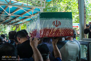 Galeri Foto: Pemakaman 2 Wanita Syahid Akibat Serangan Rezim Zionis di Behesht Zahra Teheran