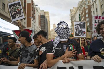Más de 10.000 personas se manifiestan en Madrid contra los 20 meses de genocidio en Gaza