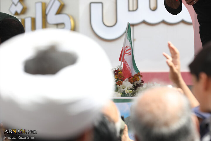 .Rapora Wêneyan:oxir kirina 5 cenazên Şehîdan ji terafen rejîma sihyonistî hatibon Şehîd kirin  Îna «Alozî û Pîrozî »liparesgeha Qum-2