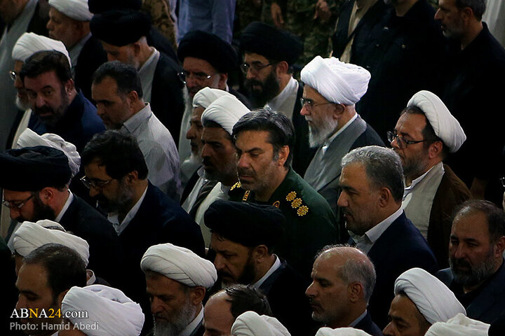 Photos: Funeral ceremony of 5 martyrs of Zionist regime's attacks on "Wrath and Victory" rally in Qom - 1