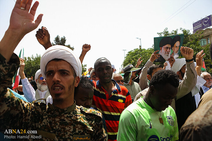 Photos: Funeral ceremony of 5 martyrs of Zionist regime's attacks on "Wrath and Victory" rally in Qom - 1
