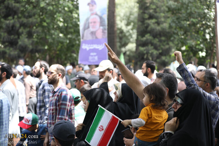 Photos: Funeral ceremony of 5 martyrs of Zionist regime's attacks on "Wrath and Victory" rally in Qom - 2