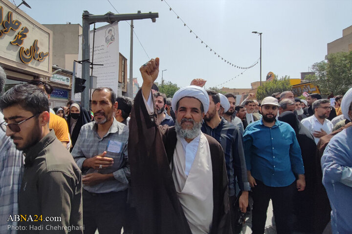 Photos: Qom people hold “Wrath and Victory” rally to condemn Israeli aggression