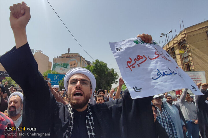 Photos: Qom people hold “Wrath and Victory” rally to condemn Israeli aggression