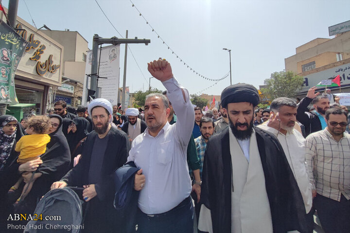 Photos: Qom people hold “Wrath and Victory” rally to condemn Israeli aggression
