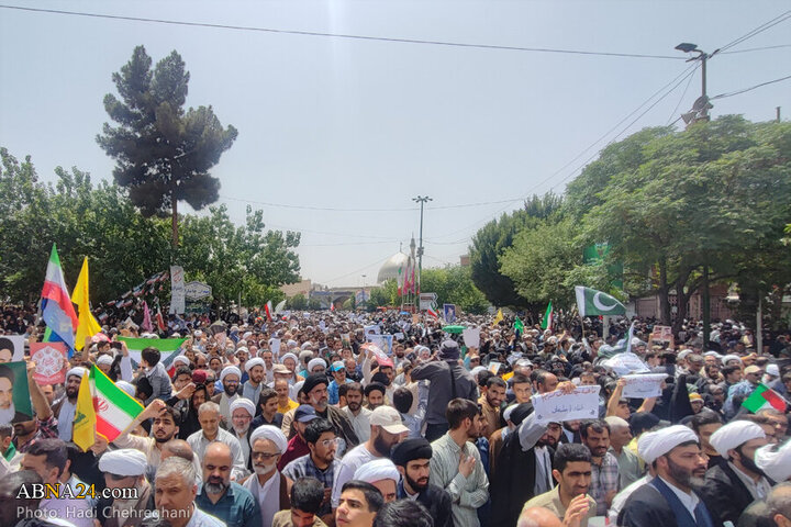 Photos: Qom people hold “Wrath and Victory” rally to condemn Israeli aggression