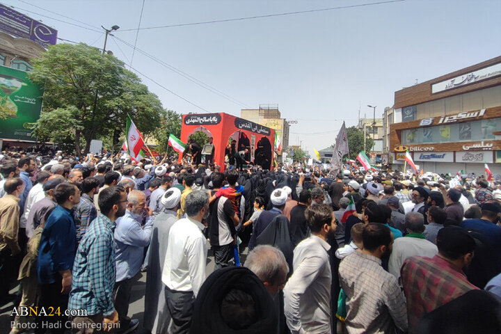 Photos: Qom people hold “Wrath and Victory” rally to condemn Israeli aggression