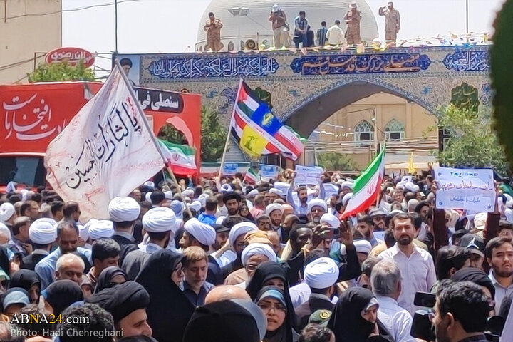 Photos: Qom people hold “Wrath and Victory” rally to condemn Israeli aggression