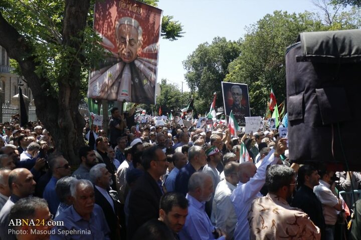 Photos: Tabriz people hold “Wrath and Victory” rally to condemn Israeli aggression