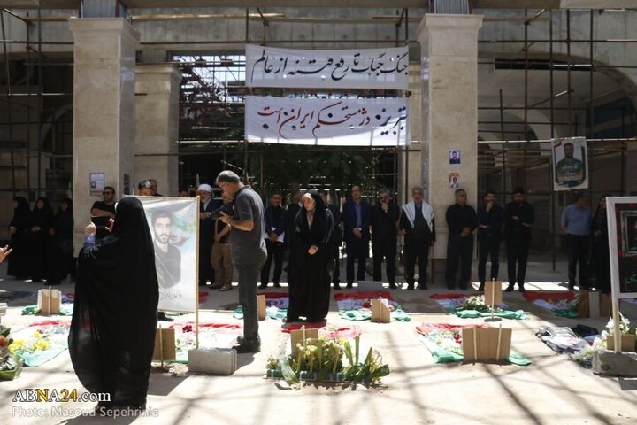 Photos: Renewal of covenant of culture, art, media activists of Tabriz with martyrs of Zionist regime attacks