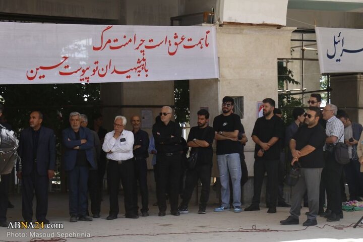Photos: Renewal of covenant of culture, art, media activists of Tabriz with martyrs of Zionist regime attacks