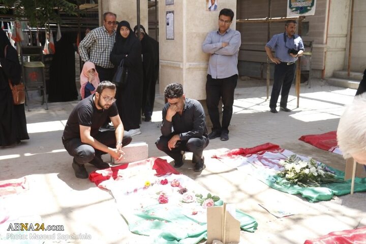 Photos: Renewal of covenant of culture, art, media activists of Tabriz with martyrs of Zionist regime attacks