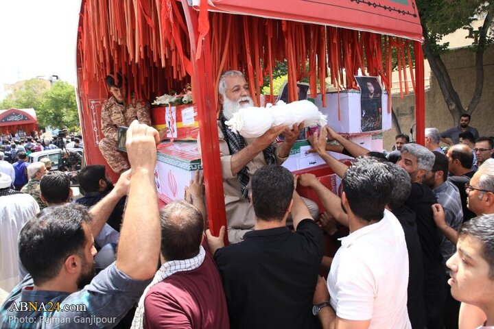Photos: Funeral ceremony of martyrs of Zionist regime's aggression held in Isfahan