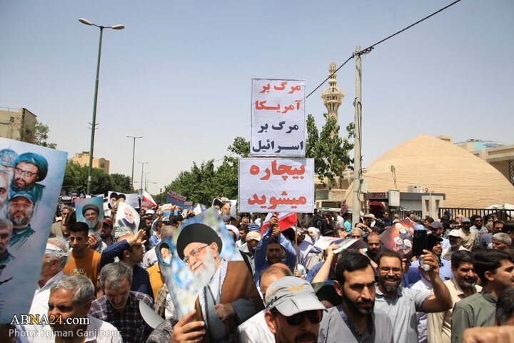 Photos: Funeral ceremony of martyrs of Zionist regime's aggression held in Isfahan